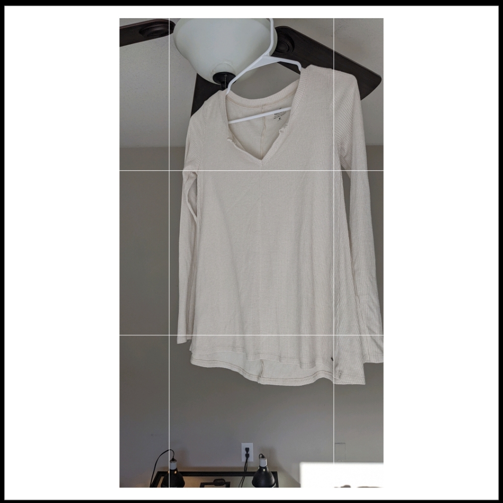 Hollister Long Sleeve Flowy Top